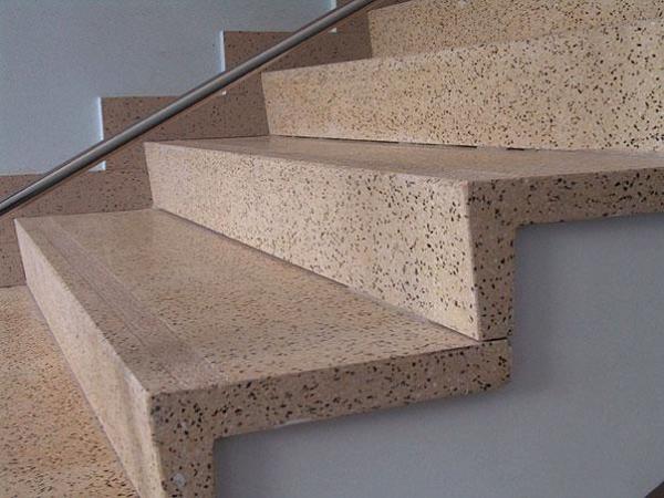 Concrete staircase finishing options