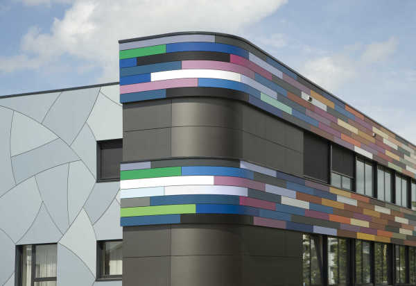 Exterior Wall Cladding with HPL Panels