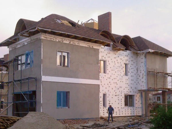 Exterior stucco foam blocks