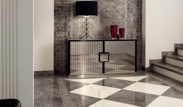 Marble glazed tiles