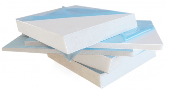 Sandwich panels for facing slopes