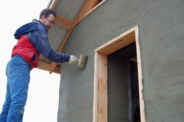 Stuccoing your home exterior with plaster is one of the most affordable solutions.