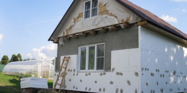 Polystyrene plaster will provide insulation protection from external influences