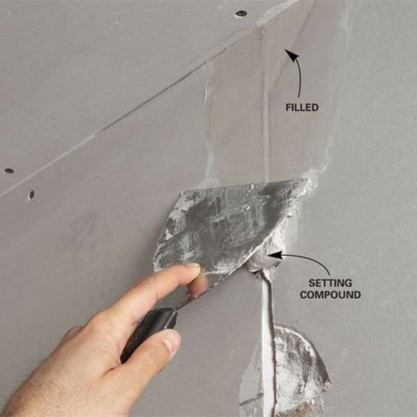 Putty cracks