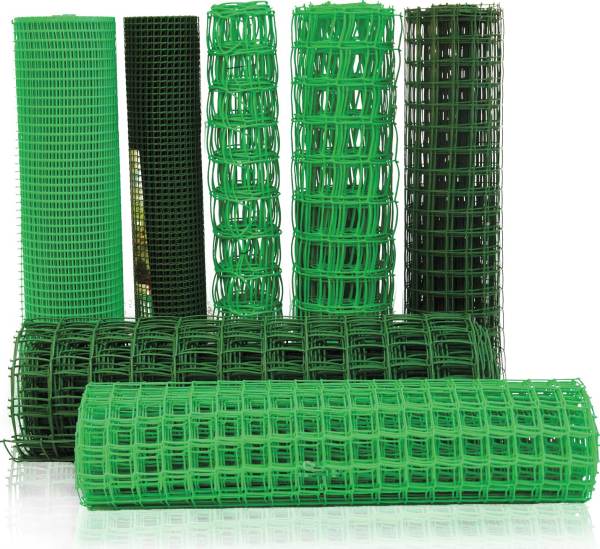 Plastic mesh is often used as a fence or temporary fence.