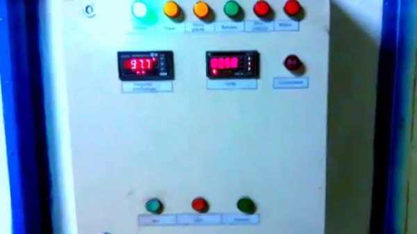 Automation and temperature sensors, taking into account the readings of two thermocouples and calculating the average value