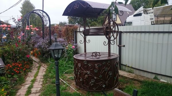 Well can be painted with blacksmith enamels