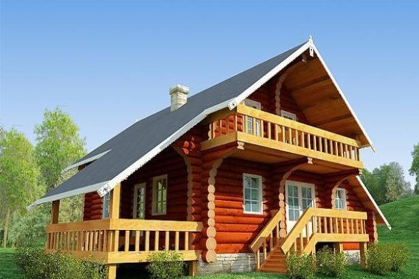 How to paint a wooden house