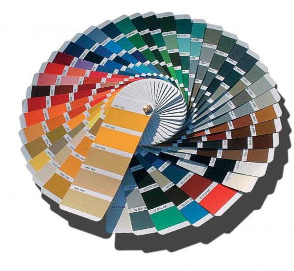 Color selection is made by tinting fan