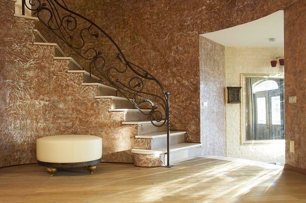 Types of decorative plaster