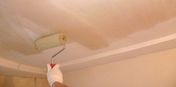 Making the ceiling primer