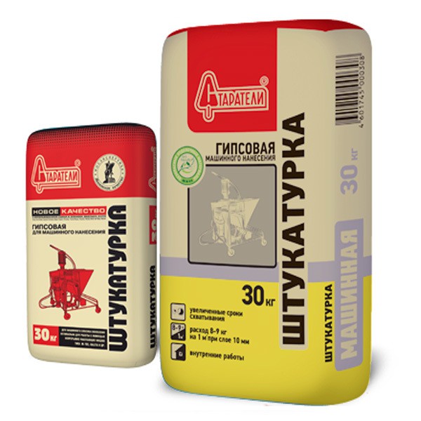 Prospectors - gypsum plaster 30 kg for manual and machine application