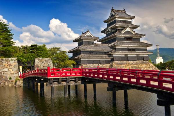 Matsumoto Japanese castle rescued by residents of its environs