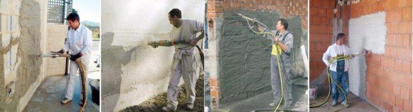 Mechanized plastering