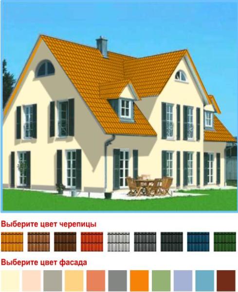 The choice of paints for tiles and building facades