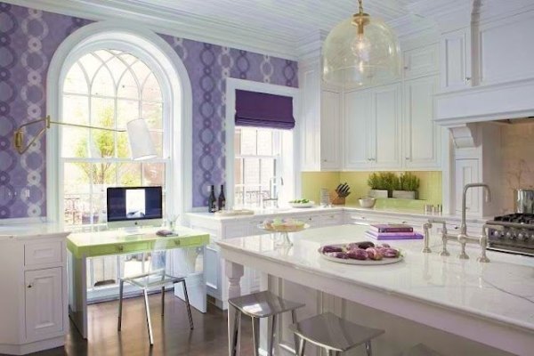 How to choose the color of wallpaper for the kitchen