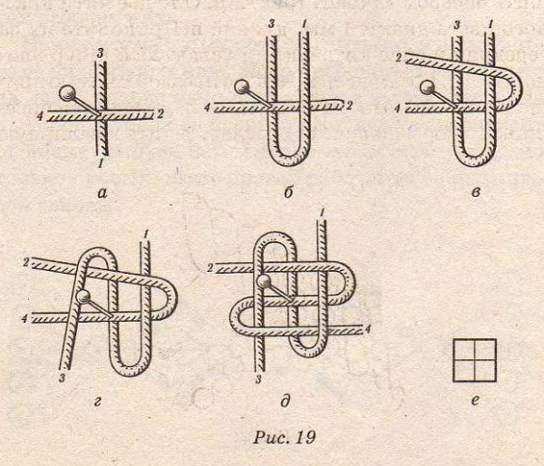 Lotus weaving pattern