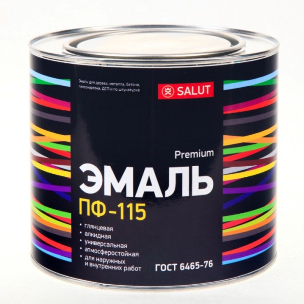 Enamel PF-115, the most popular brand of oil paints