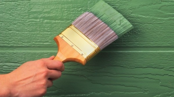 Semi-gloss paint for exterior walls