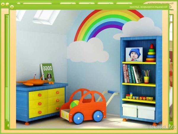 The most common rainbow can be a real decoration for your baby’s room. Beauty is in simplicity