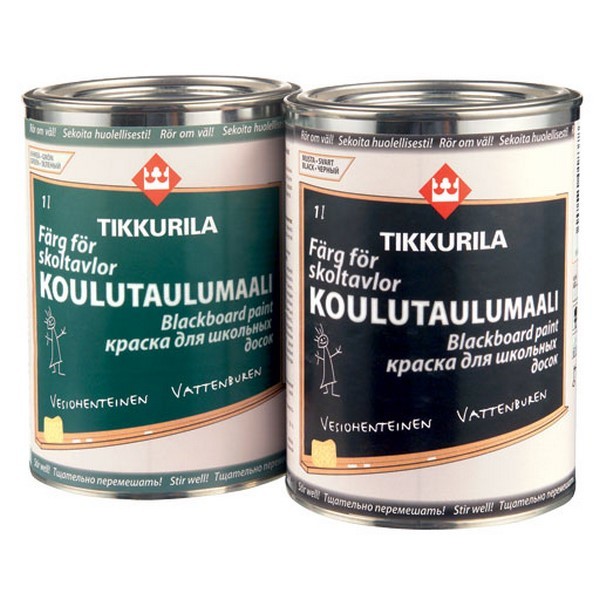 Paint for blackboards Tikkurila Koulutaulumaali Blackboard