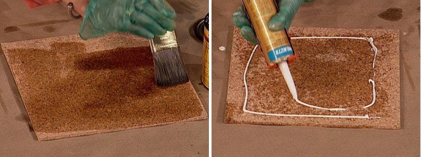 How to glue cork wallpaper