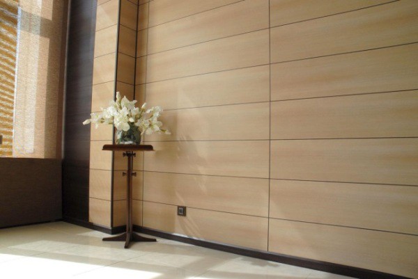 The use of MDF panels for walls