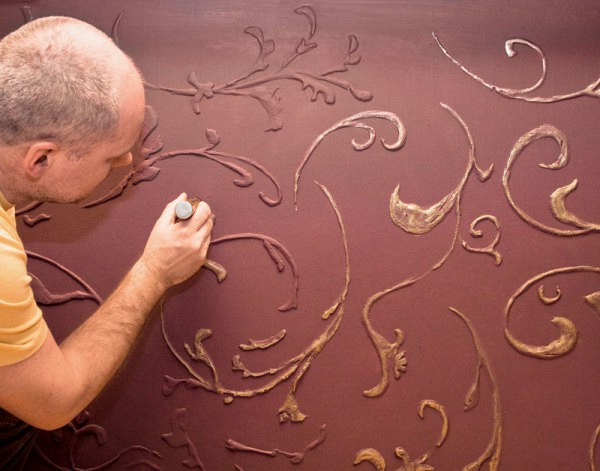 Sgraffito Wall Decor