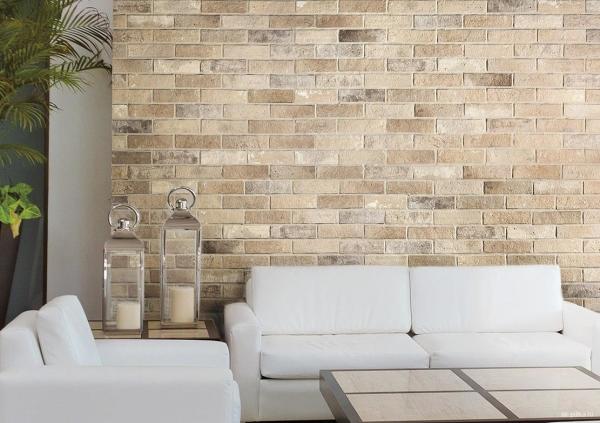 Photo - options for ceramic brick walls. It can be used for both interior decoration and exterior decoration.