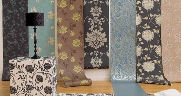 Choose wallpaper for the living room by type of design