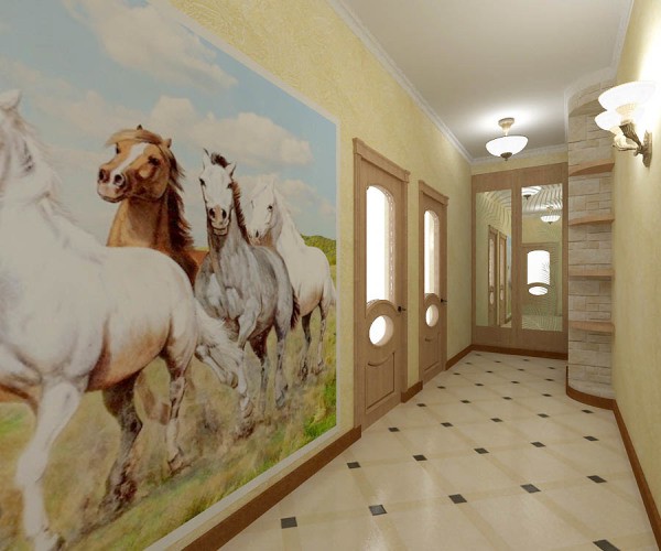 The animals depicted in the photo wallpaper are well suited for any room.