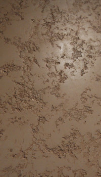 Decorative plaster: travertine textures