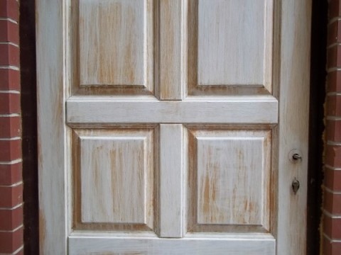 Artificially Aged Door