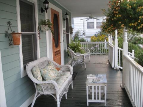 Porch after painting