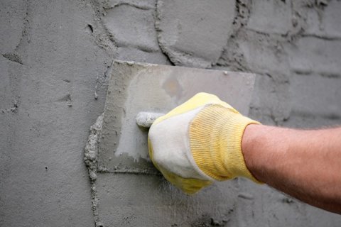 Cement-based plastering