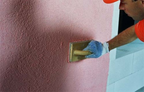 Plastering walls of aerated concrete