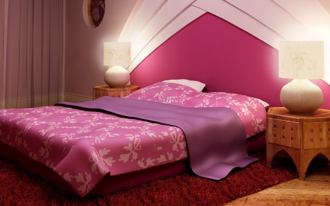 The use of combinations in the design of the bedroom