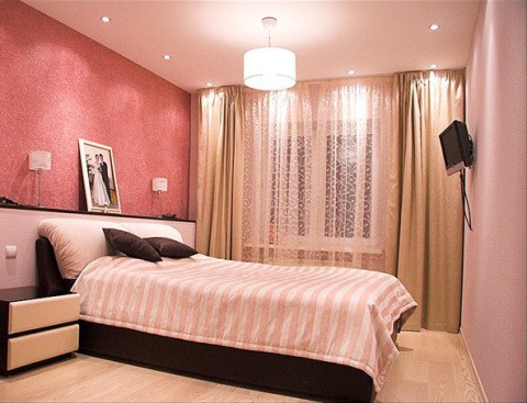 Bedroom in pink