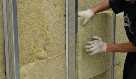 Most often, mineral wool is used for wall insulation.