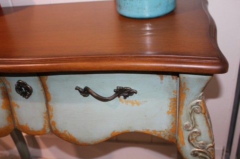 Antique wood painting