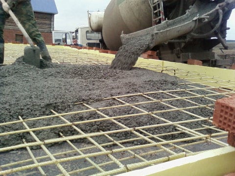 Reinforcement of the foundation for the house with fiberglass