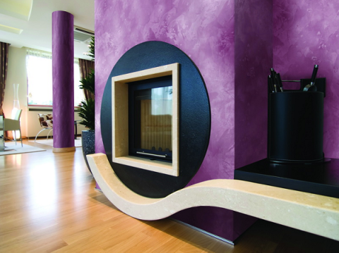 The decorative effect also depends on the structure of the vinyl.