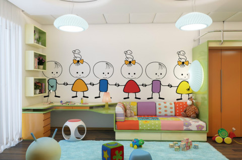 Baby vinyl wall stickers