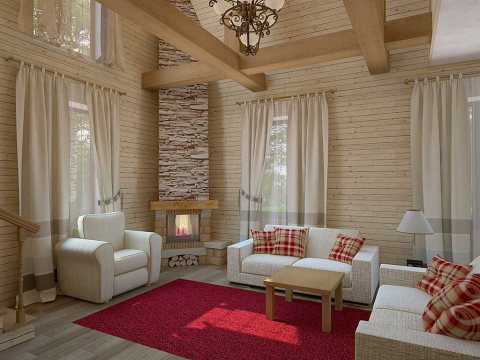 Country style living room