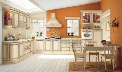 Classic style kitchen decoration