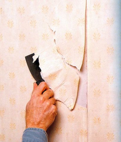 Removing old wallpaper.