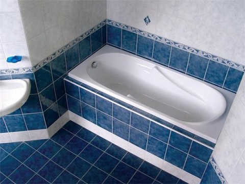 Tiled bathroom