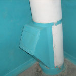 Asbestos cement chute