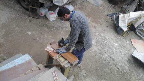 Power Tool Tile Cutting