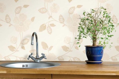 Washable wallpapers are not afraid of moisture